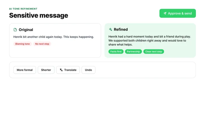 AI Pedagogical Assistant for Learning Observations