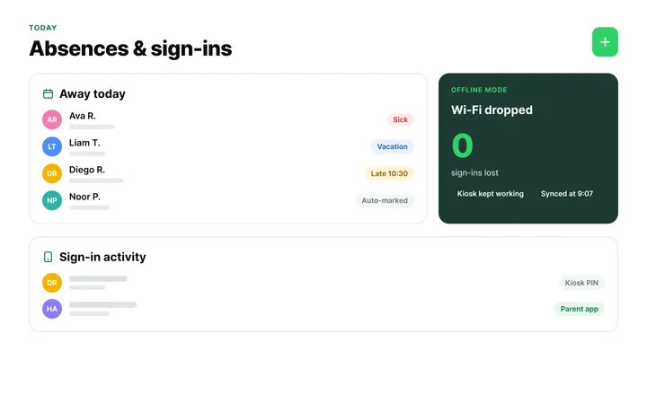 Visual Health Badges & Restriction Flags