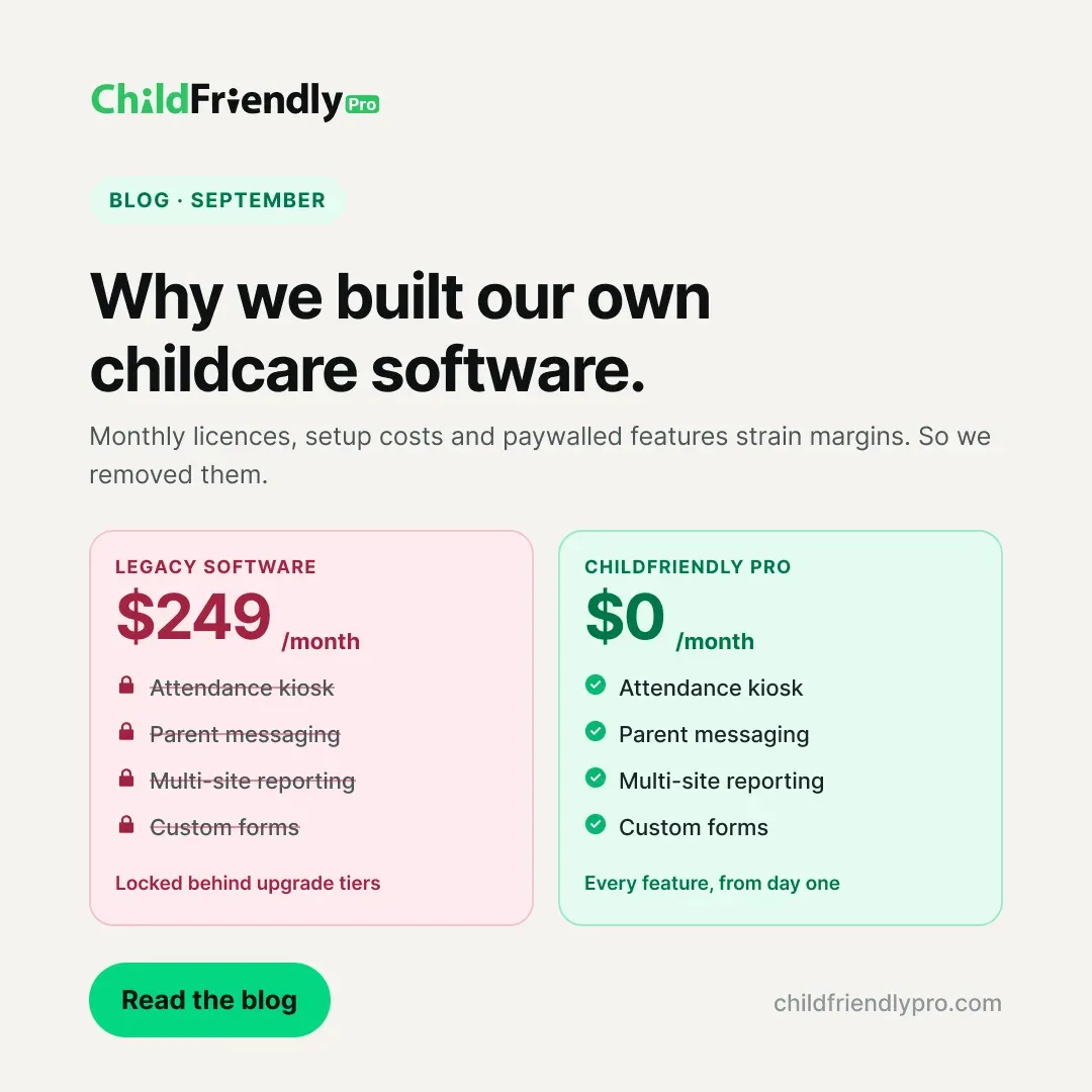 The Hidden Cost of Child Care Software: Are You Paying More Than You Need To?