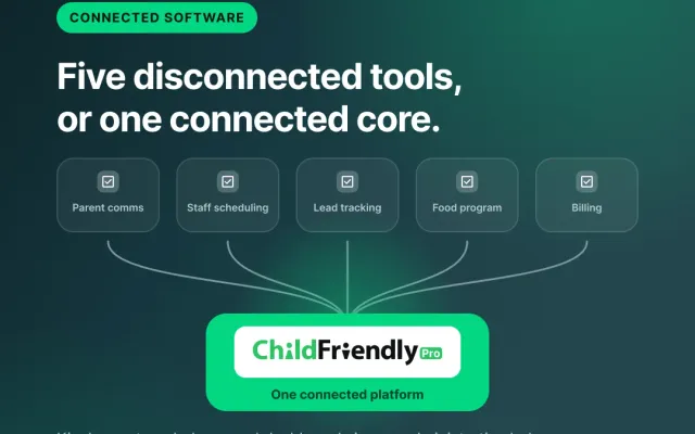 One system instead of five: what connected child care software really means