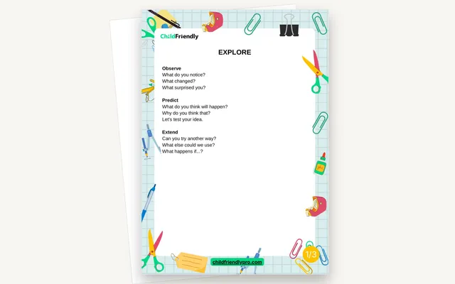 Preview of the Educator Prompt Cards: Explore, Create, Build