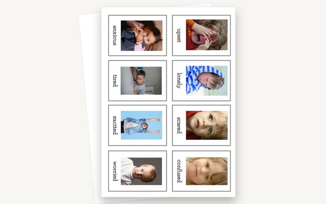 Preview of the Emotion Flashcards: Kids’ Feelings & Faces