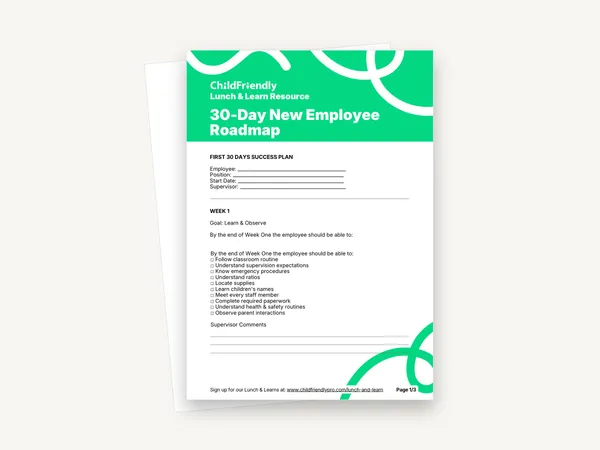 Preview of the First 30 Days: New Staff Resources