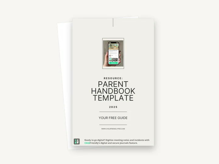 Preview of the The Parent Handbook Template
