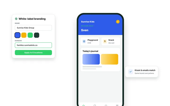 Security and white-label settings
