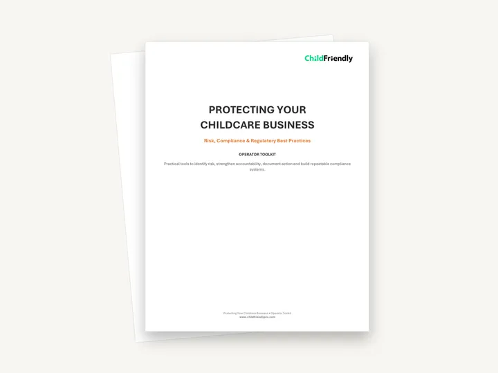 Preview of the Protecting Your Child Care Business: Operator Toolkit