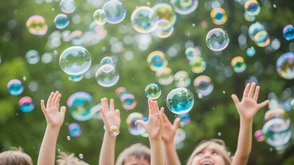bubble sensory play activities